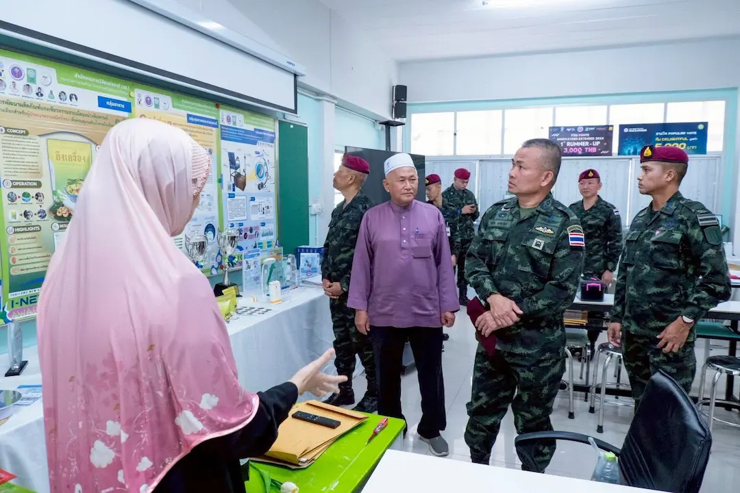 ผบ.ฉก สันติสุข เยี่ยม ร.ร ธรรมวิทยามูลนิธิ รุกแผนสร้างเครือข่าย -พัฒนาการศึกษา หนุนศักยภาพเยาวชนชายแดนใต้สู่รั้วกองทัพ