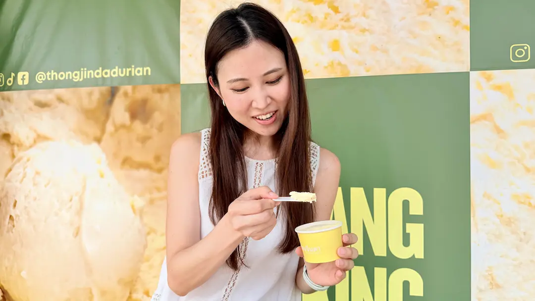 ไอศกรีมทุเรียนมูซังคิงเบตง เนื้อเนียนระดับ ultra smooth   คนรุ่นใหม่พลิกวิกฤตราคาตกต่ำ สร้างมูลค่าเพิ่มผลผลิตท้องถิ่น