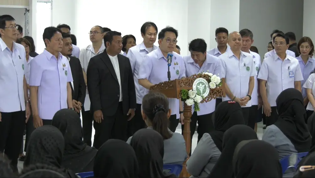 รมว.สธ. ลงพื้นที่ รพ.จะนะ ติดตามการดำเนินงานด้านบริการสุขภาพ รับ ครม สัญจร