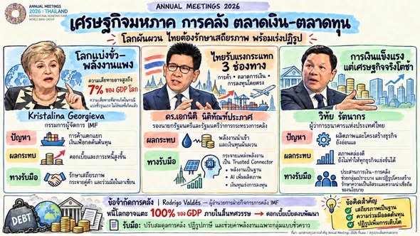 ประชุม lMF World Bank AM2026​ เขาคุยอะไรกัน? ตอนที่ 1 เราจะรับมือกับโลกที่ไม่เหมือนเดิมอย่างไร